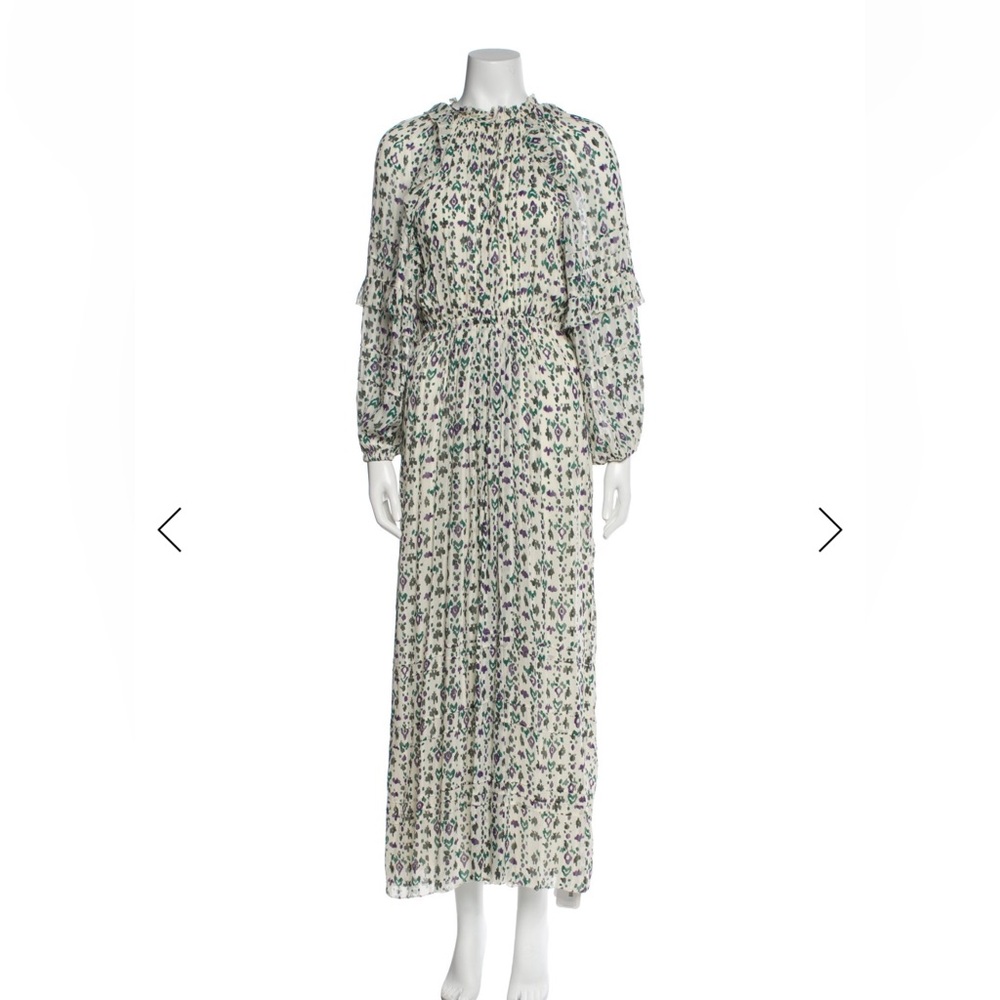 Isabel Marant Floral Long Sleeve Maxi Dress